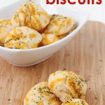 The EASIEST garlic cheddar biscuits-- only 3 ingredients!