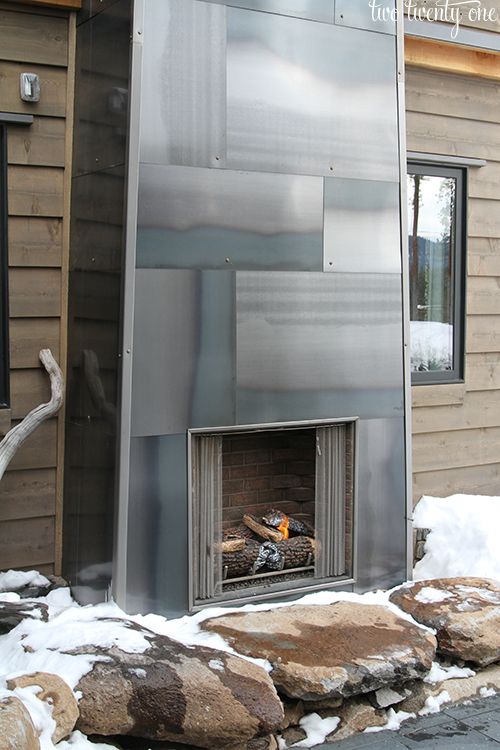 HGTV Dream Home outdoor fireplace