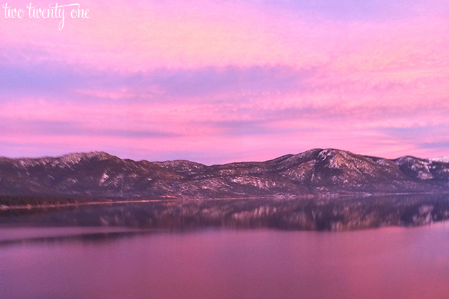 Lake Tahoe sunset 1