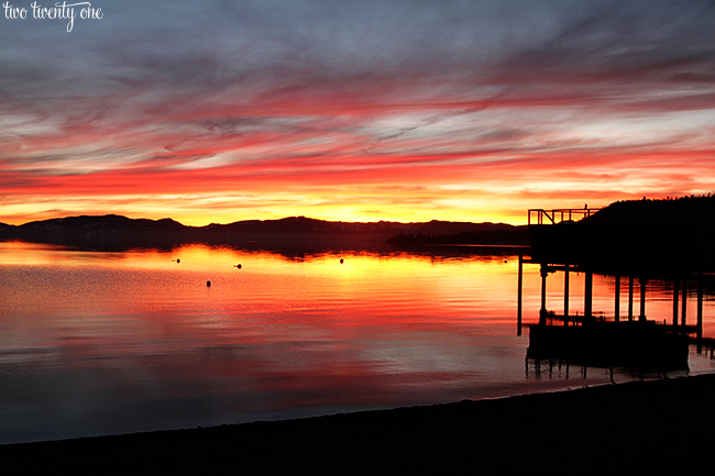 Lake Tahoe sunset 2