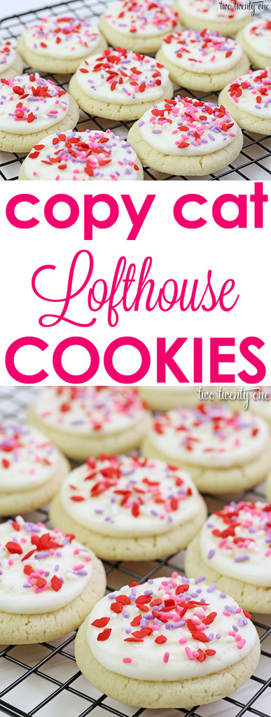 Copy cat Lofthouse cookies! The softest, pillowy sugar cookies!