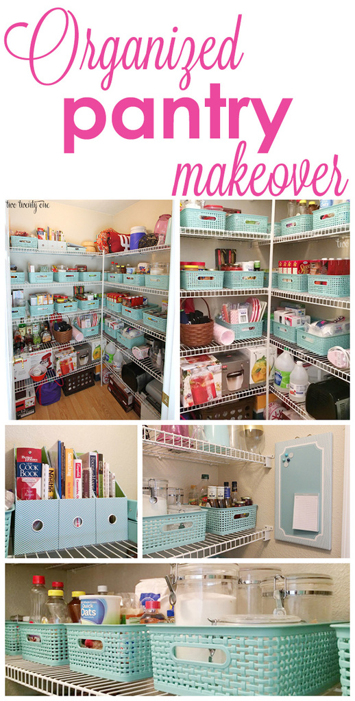 Organized pantry makeover!