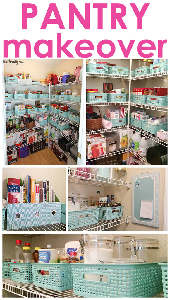 Organized pantry makeover!