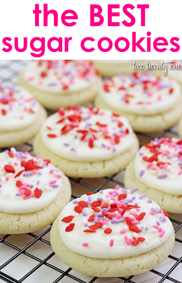 The BEST and easiest sugar cookies! No rolling and cutting necessary!