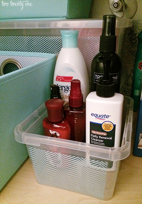 under bathroom sink organization