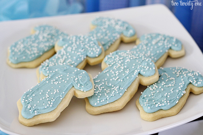 blue onesie cookies