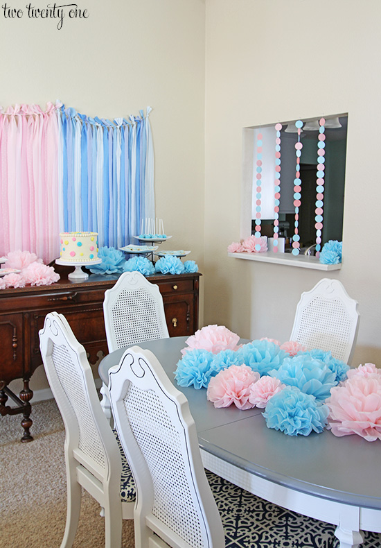 gender reveal party decorations