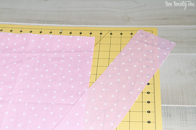 pink polka dot fabric