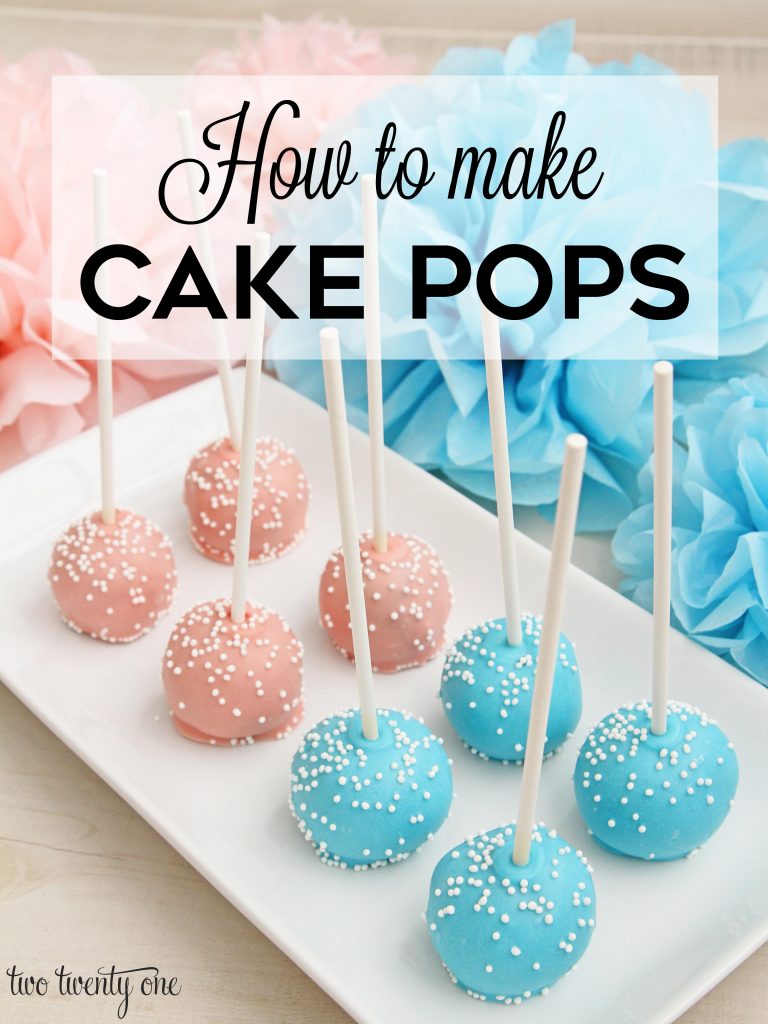 How to make cake pops