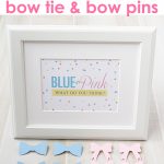 How to make gender reveal party pins
