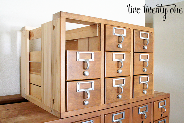 Library Card Catalog Two Twenty One