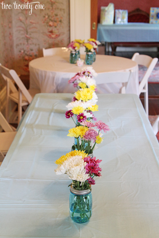 baby shower centerpieces