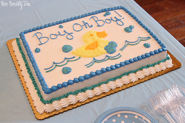 baby shower duck cake