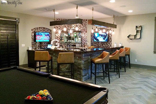 basement bar