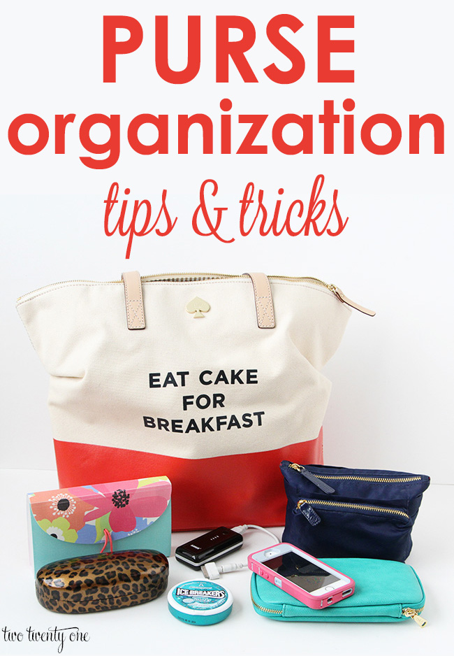 Purse organization tips and tricks!