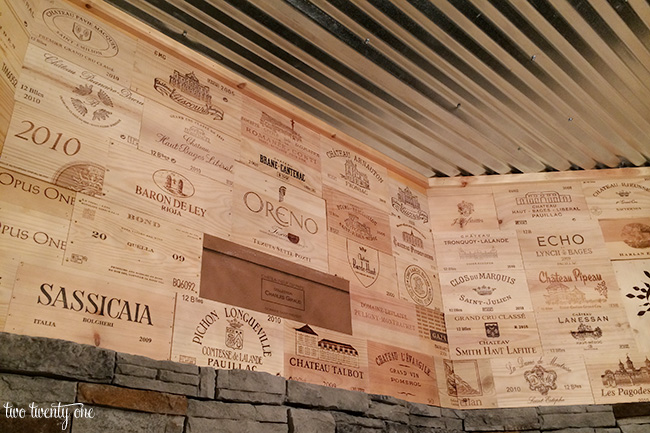 wine room walls