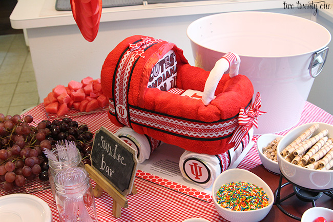 IU Themed Baby Shower