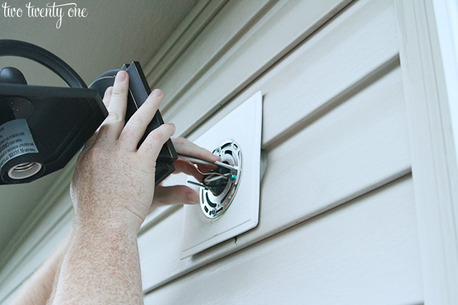 install light fixture