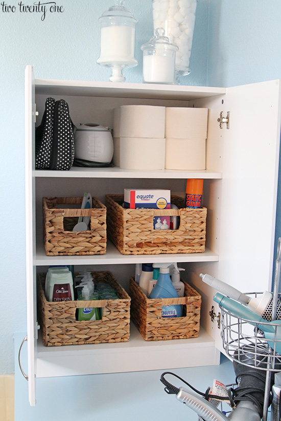 Added Master Bathroom Storage