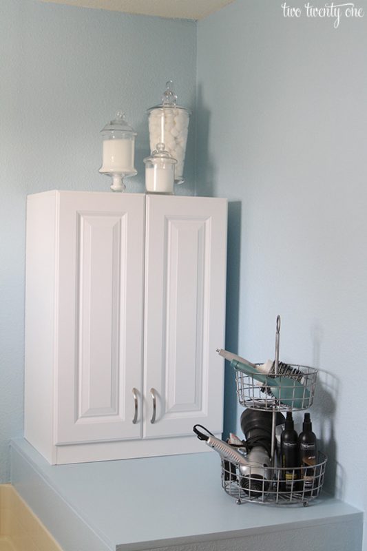 Added Master Bathroom Storage