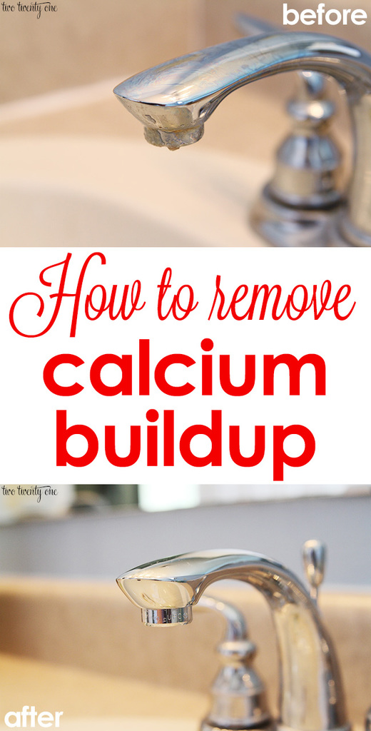 how to remove calcium buildup