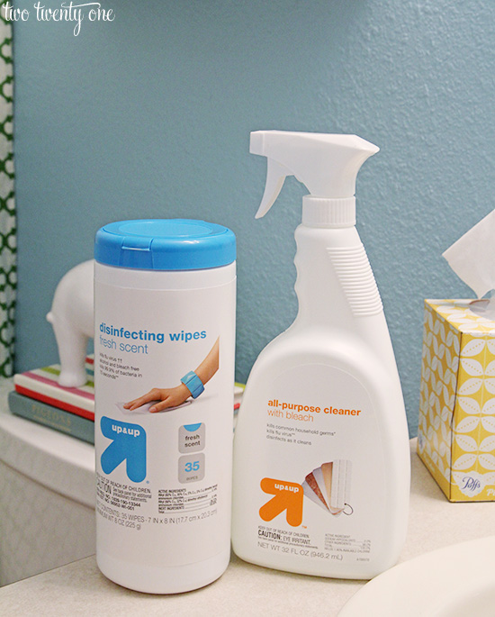 Cleaning With Target up&up Products