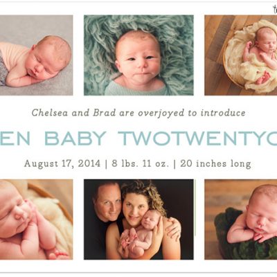 Owen’s Birth Announcements + Minted Giveaway