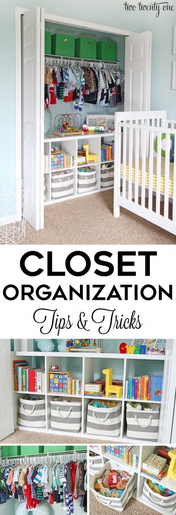 GREAT tips and tricks for an organized closet!