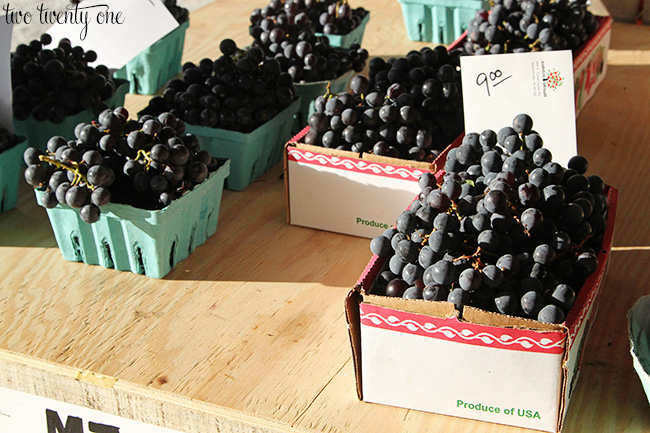 concord grapes