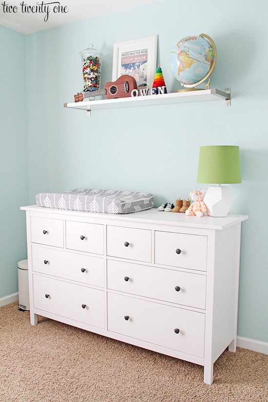 Drawer for baby clothes shop