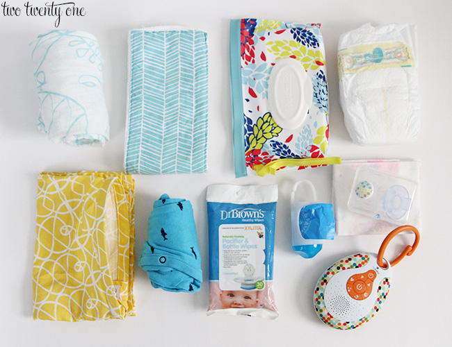 diaper bag organization