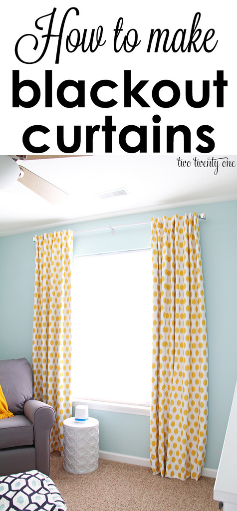 How to Make No Sew Curtains - How to Nest for Less™