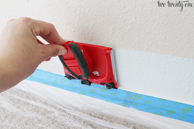 how to paint textured walls