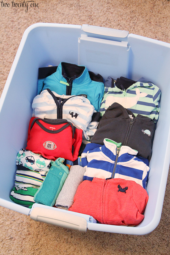 storing baby clothes 2