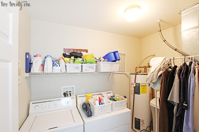 This Closet Makeover Has a Creative Laundry Basket Organizing System