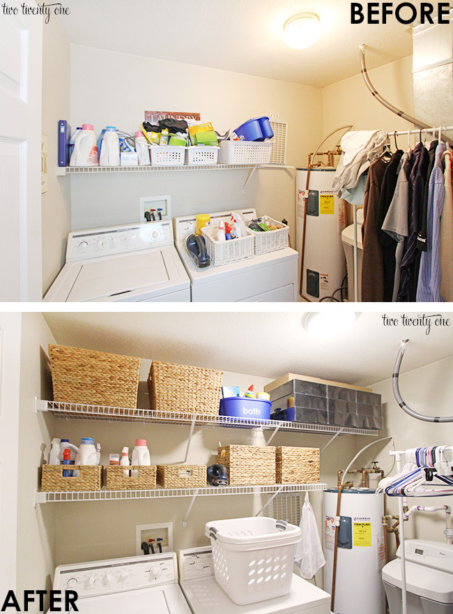 Practical laundry room makeover!