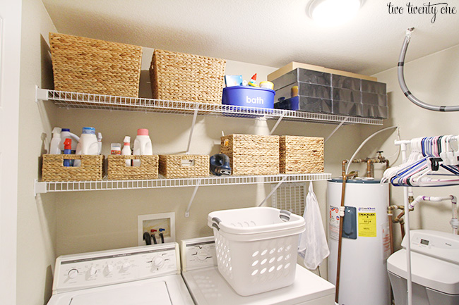 Laundry Room Organization