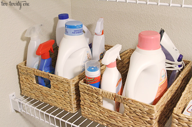 laundry room organization