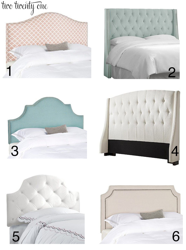 Target upholstered headboards