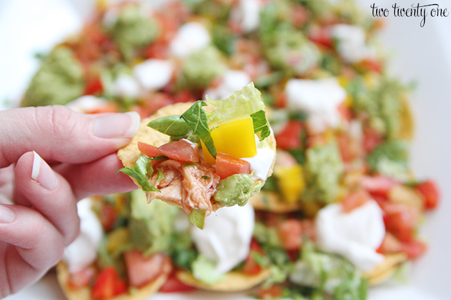 barbecue chicken nachos