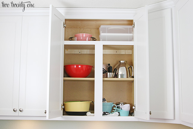 kitchen cabinet before