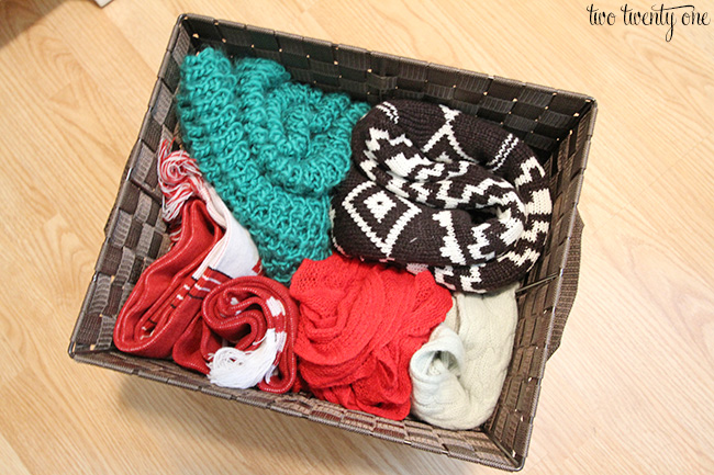 scarf basket