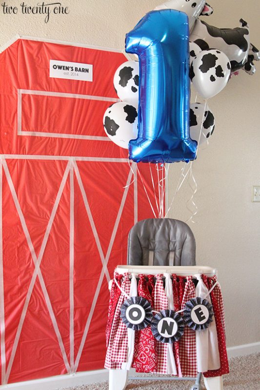 DIY High Chair Garland