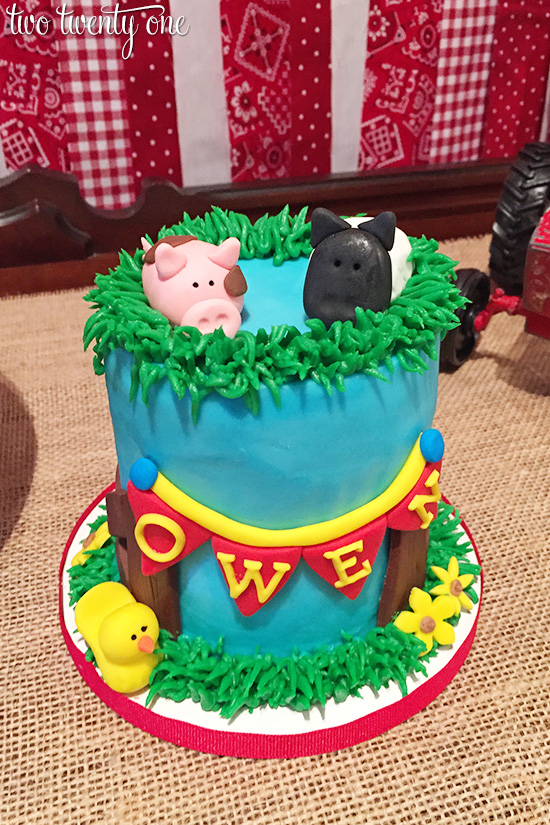 barnyard smash cake