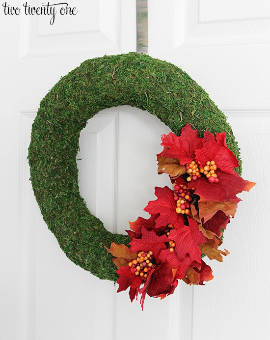 Fall Moss Wreath