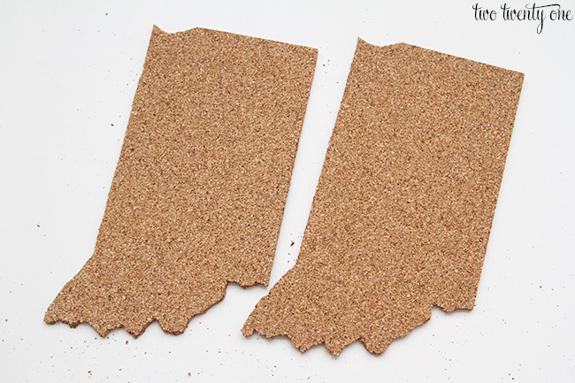 state shaped cork board 5