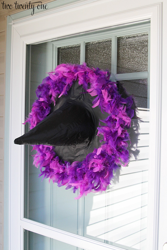 Witch sales hat wreath