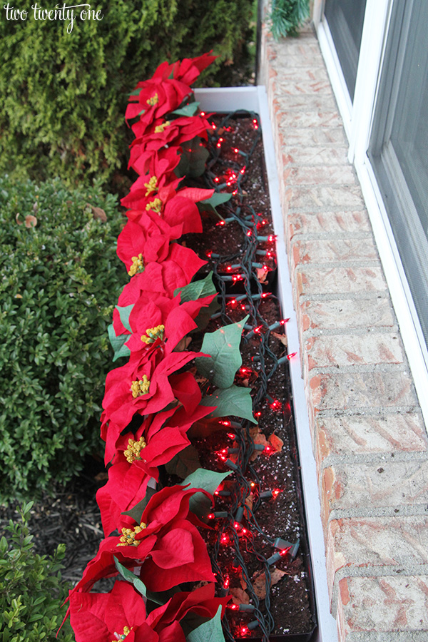 Christmas window box