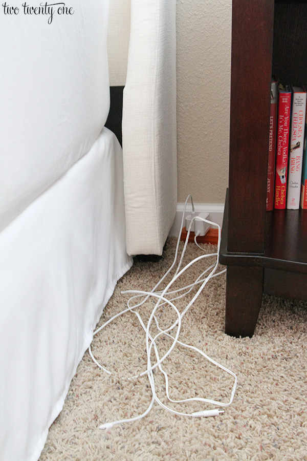 How to Hide Bedside Cords