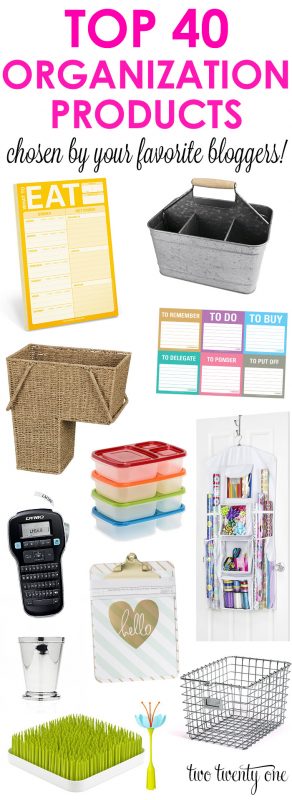 Top 40 organization products chosen by your favorite bloggers!